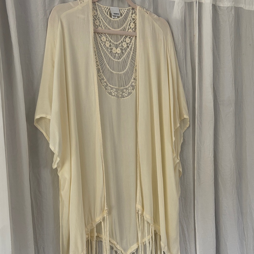 Sonoma Ivory Lace Cardigan